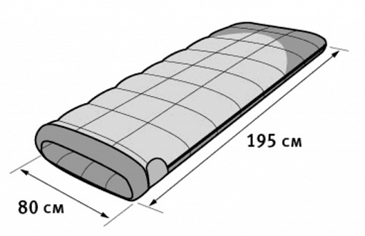картинка Спальный мешок Siberia (Right)  от интернет магазина